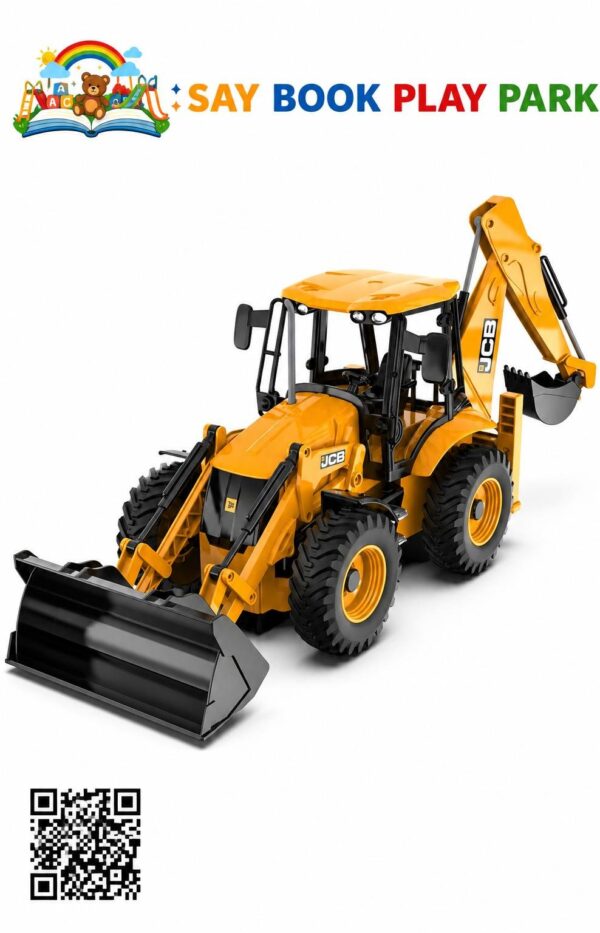 Remote-controlled excavator toy